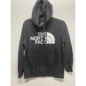 THE NORTH FACE Women's (Size Small) Black Graphic Logo Hoodie Hooded Sweatshirt